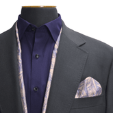 FLAMINGO SILK SCARF & POCKET SQUARE SET